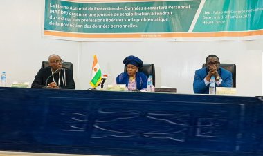 La Haute Autorité de Protection des Données à caractère Personnel (HAPDP)  a organisé le Mardi 24 janvier 2023 une session de formation à l'endroit du secteur des professions libérales sur la problématique de la protection des données personnelles.